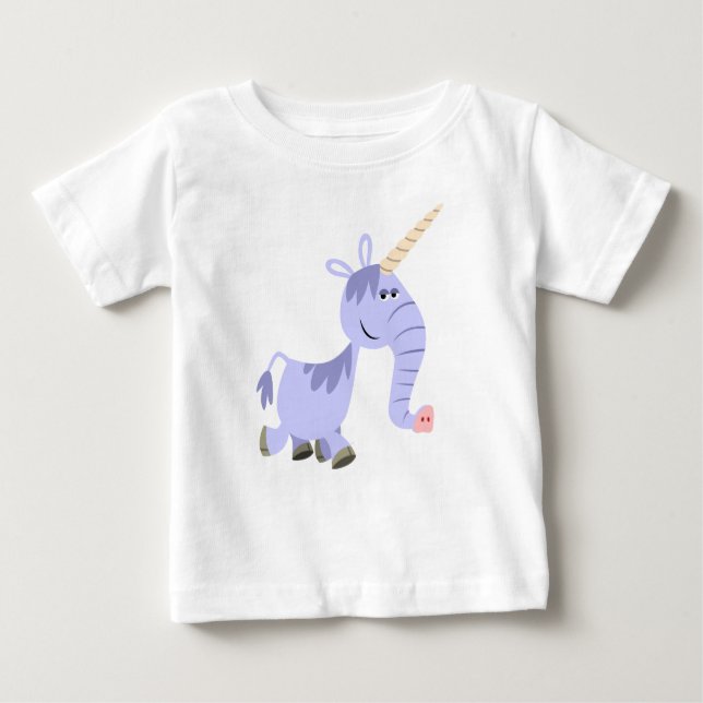 Personalizado inusual de Unicorn Camiseta para beb (Anverso)