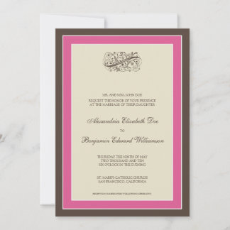 : personalizado: Invitación a la boda simple y ele