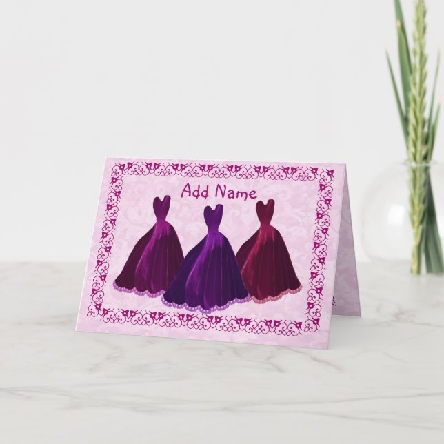 PERSONALIZADO - Invitación a la dama de honor Bast (Anverso)