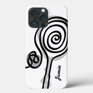Personalizado iPhone 13 Pro Funda con arte de raqu