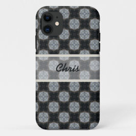 Personalizado Iphone funda gris negro