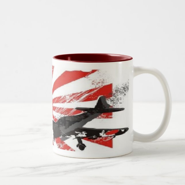 Personalizado japonés de la taza del sol naciente (Derecha)