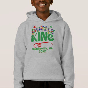 Personalizado Jigsaw Puzzle King Location Nombre f