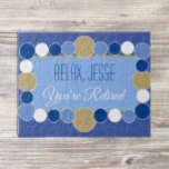 Personalizado Jubilación Rompecabezas<br><div class="desc">Idea de regalo de Retiree</div>