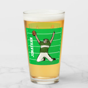 Personalizado jugador de fútbol toca verde