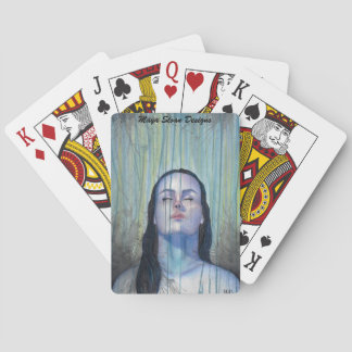 Personalizado jugando cartas con arte original abs
