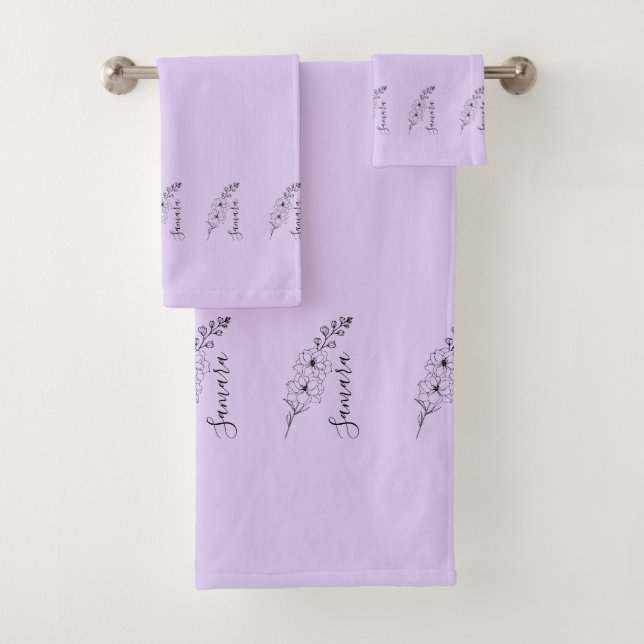 Personalizado Julio Delphinium Birth Flower Gift p (In situ)