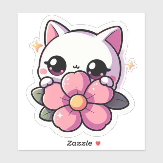 Personalizado Kawaii Pegatina de Vinyl de corte (Hoja)