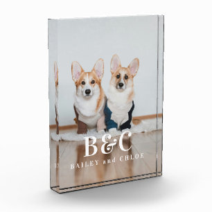 Personalizado Keepsake Mascota Foto de perro con n