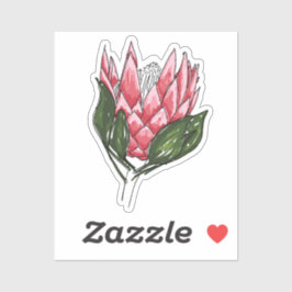 Personalizado King Protea pegatina de corte I