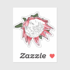 Personalizado King Protea Pegatina III