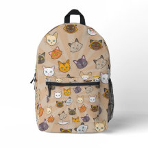 Personalizado Kitten Faces Mochila