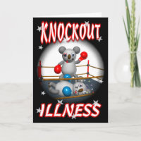 Personalizado Koala Boxer Obtener bien la tarjeta 