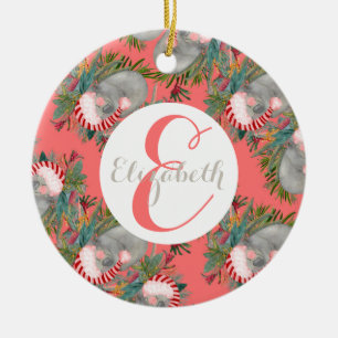 Personalizado Koala Navidades Ornamento de cerámic