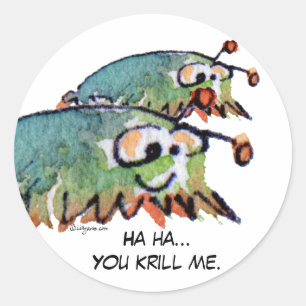 Personalizado Krill Pegatinas divertidos - Persona