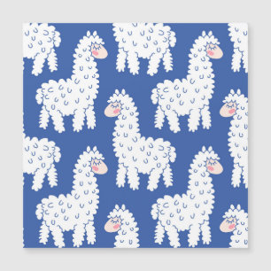 Personalizado lama alpaca, patrón vintage