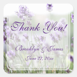 Personalizado Lavender Bohemia Pegatinas a favor d