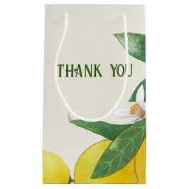Personalizado Lemon Leaf Gracias Bolsa De Regalo P