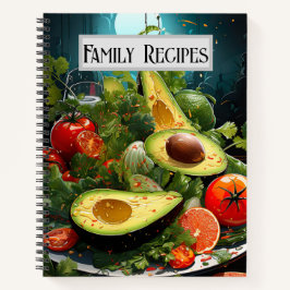 Personalizado libro de recetas enlazadas a espiral