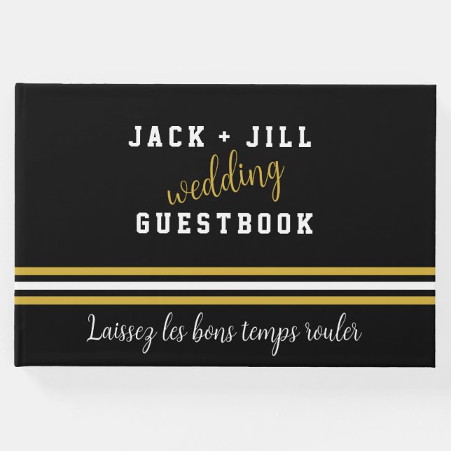 Personalizado libro de visitas de Bodas de oro bla (Anverso)