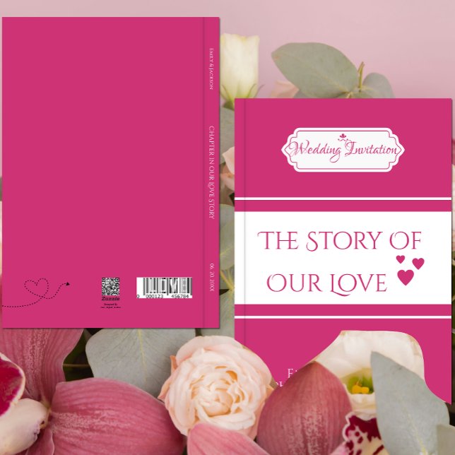 Personalizado Libro Rosa - Invitación a la boda te (Subido por el creador)