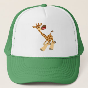 Personalizado lindo Ambling Giraffe Gorra