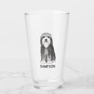 Personalizado lindo barbudo del perro el   Beardie