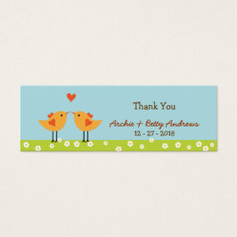 Personalizado lindo Boda Aves (Día)