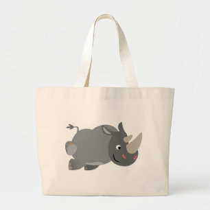 Personalizado lindo cargando bolsa rinoceronte