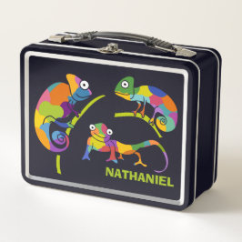 Personalizado lindo Chameleons Colores brillantes 