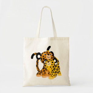 Personalizado lindo Jaguares en la bolsa de amor