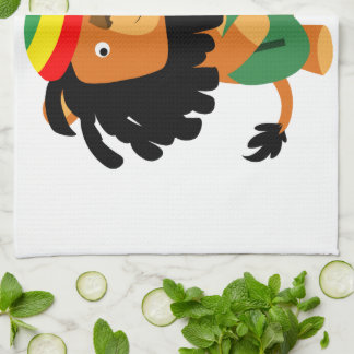 Personalizado lindo León de la toalla de cocina de