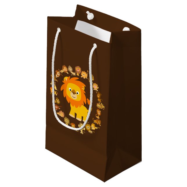 Personalizado lindo Lion Mandala Bolsa de regalo (Angulo Anverso)