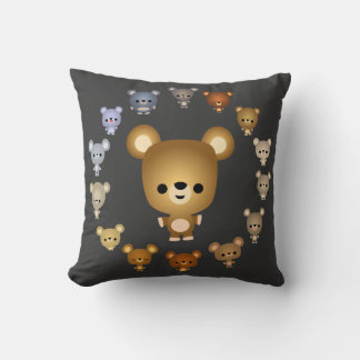 Personalizado lindo oso bebés almohada