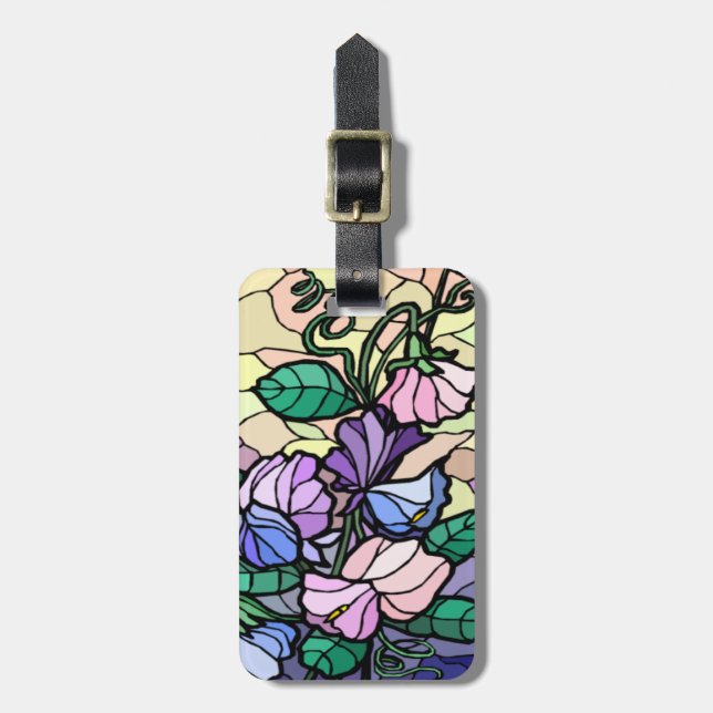 Personalizado Lirio De Vidrio De La Etiqueta De Eq (Frente Vertical)