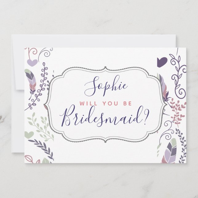 Personalizado ¿Lo serás? Tarjeta boda (Anverso)