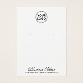 Personalizado logo elegante guión tarjeta de visua