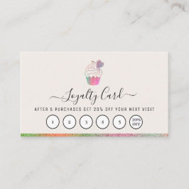 personalizado logo logo panadería tarjeta de fidel