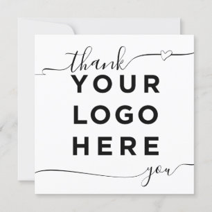 Personalizado logo texto cuadrado elegante Gracias