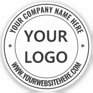 Personalizado logotipo comercial Pegatina de sello