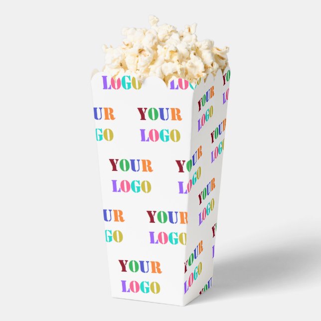 Personalizado Logotipo Compañía Caja de palomitas (apareció)