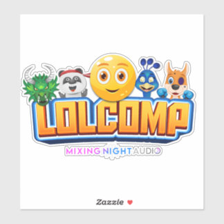 PERSONALIZADO LOLCOMP Pegatina de vinilo de corte