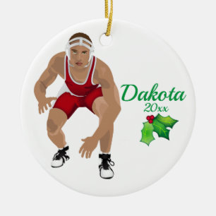 Personalizado Lucha contra el Ornamento de Navidad