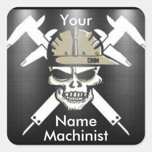 Personalizado Machinist Pegatina