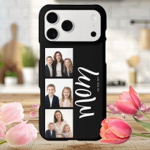 Personalizado Mamá 3 Fotos Año Establecido Moderno