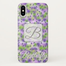 Personalizado mariposa Iphone x funda