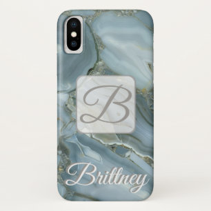 Personalizado Marmol blanco Iphone x funda
