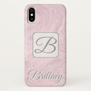Personalizado Marmol blanco Iphone x funda