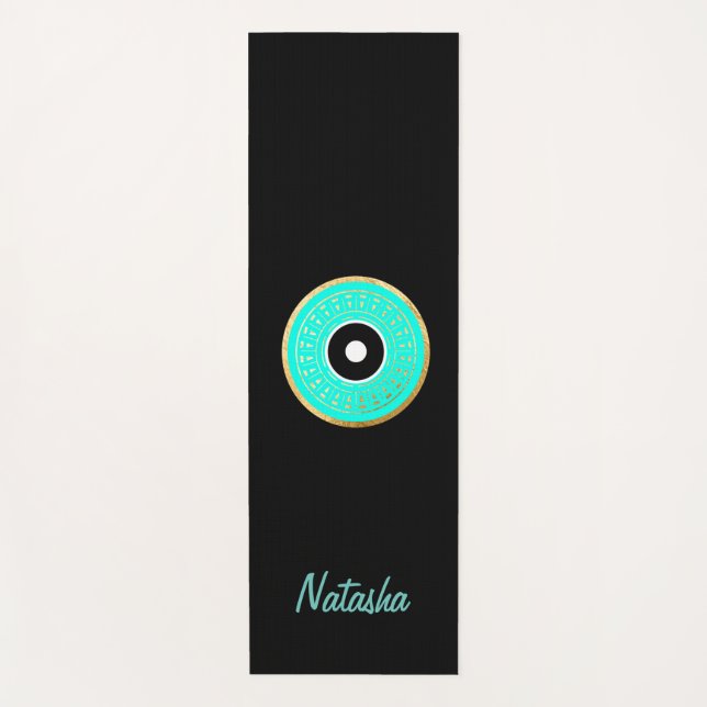 Personalizado Mat de Yoga Evil Eye (Anverso)