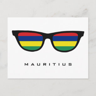 Personalizado Mauricio Shades texto y postal color